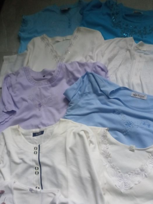 Mega paka 11 szt koszulek damskich L-XL bawełnianych