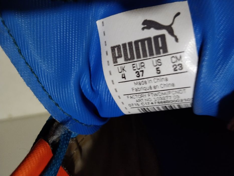 Korki piłkarskie dla dziecka PUMA rozmiar 37