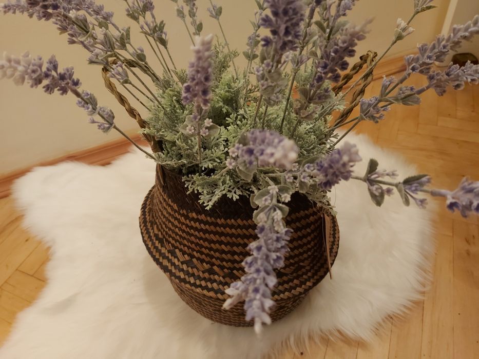 Корзина плетеная натуральная для растений