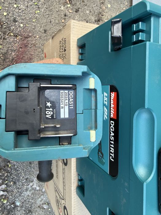 Болгарка акумуляторна Makita DGA511RTJ Оригінал Комплект З/П 2 АКБ