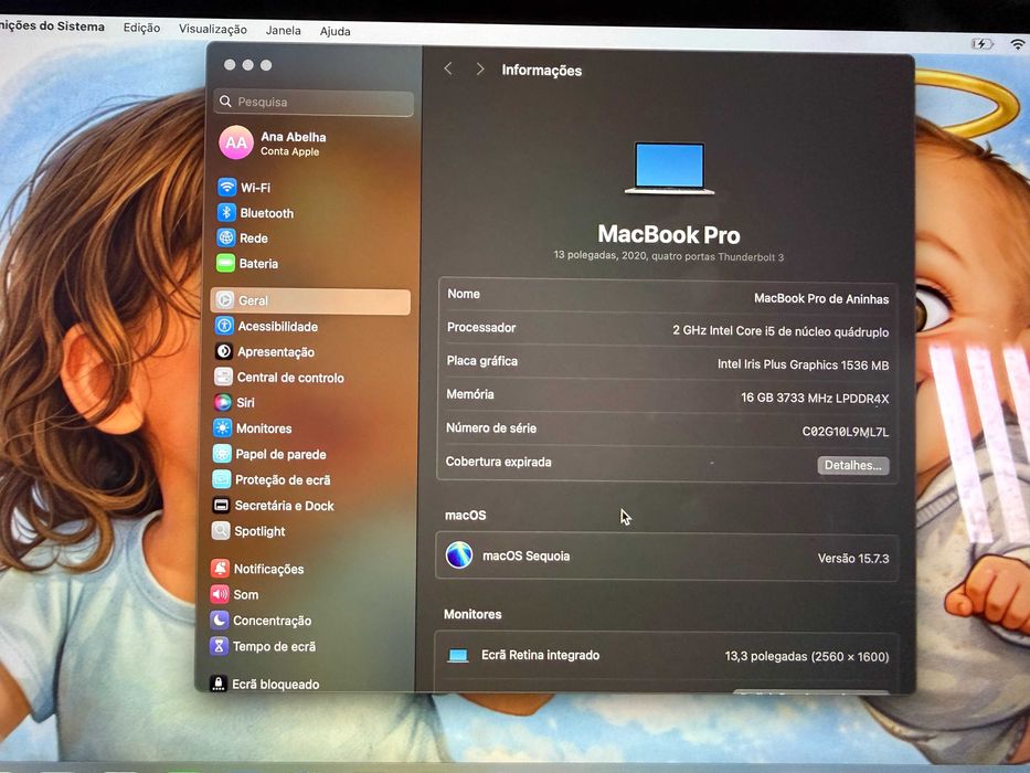 Vendo MacBook Pro (13 polegadas, 2020, quatro portas Thunderbolt 3)