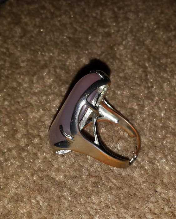 Лот бижутерия Набор кольцо серьги лунный камень Кольцо розовый кварц