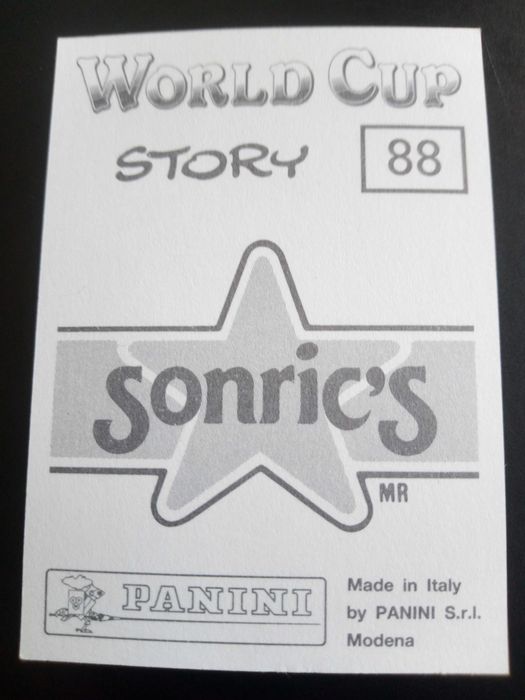 Cromo Panini World Cup Story de Johnny Rep no Mundial 74 na Alemanha