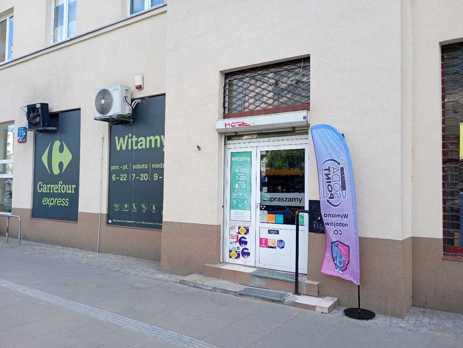 SODA POINT Warszawa (Młynów), Górczewska 23 Wymiana nabojów CO2
