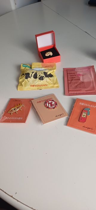 Rossman-pin ,charms ,świeczka itp