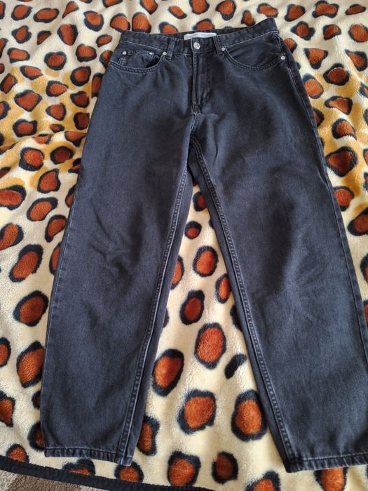 Spondnie jeansy czarne