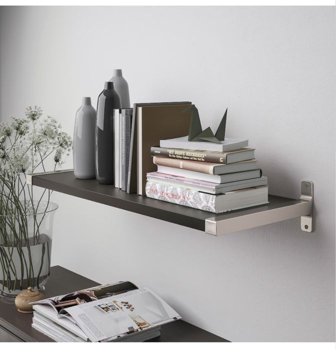 Estante de parede, castanho preto x2!