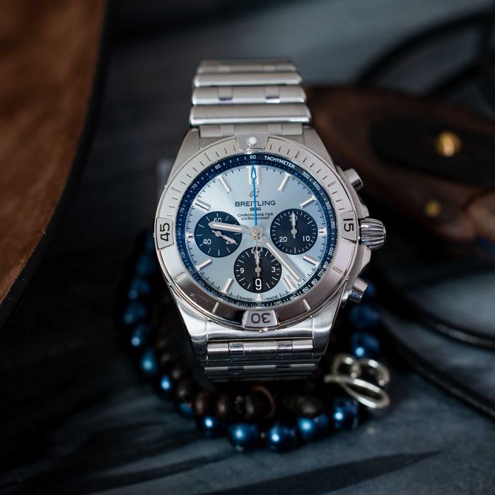 Breitling Chronomat B01 – Ice Blue – Platinum
