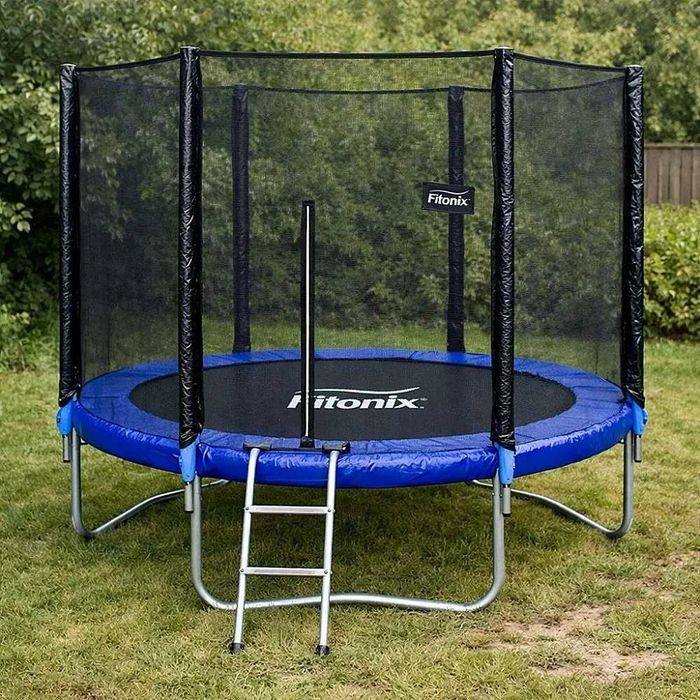Акція‼️ Батут дитячий Fitonix (183 / 252 / 312см) до 150 кг + драбинка