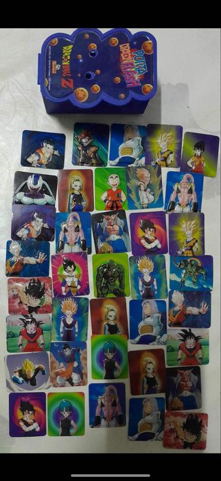 Dragon ball flash com caixa tazos cromos