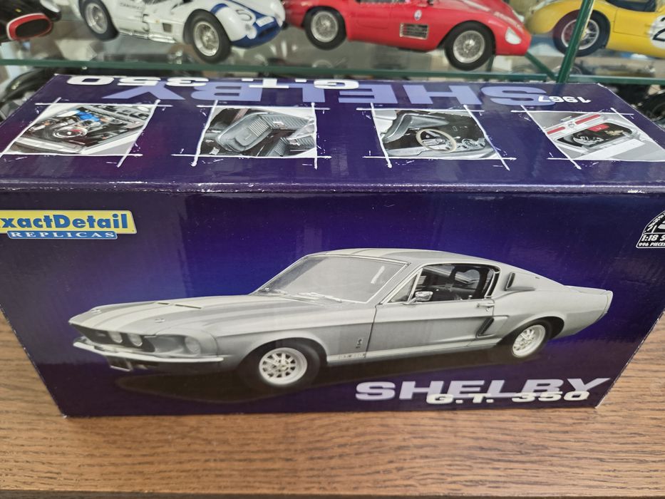Ford mustang shelby 1:18 exact detail  1967 gt350