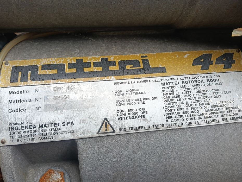 Compressor Mattei 44 para peças