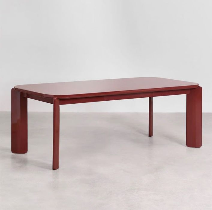 mesa sklum ginebra bordô 200x100