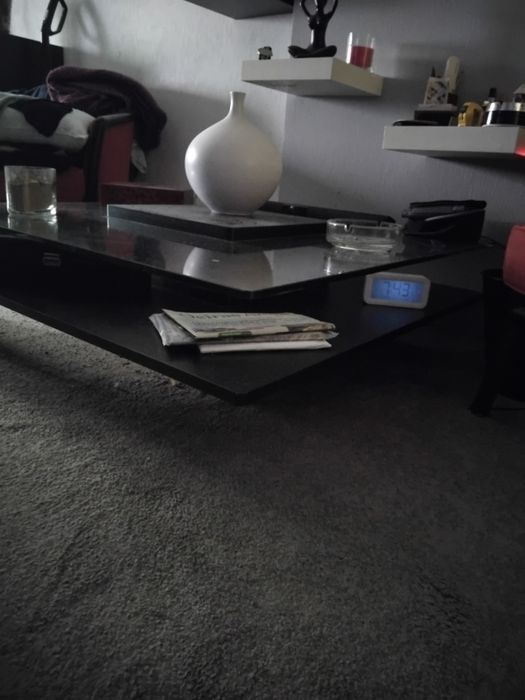 Mesa de centro tampo de vidro