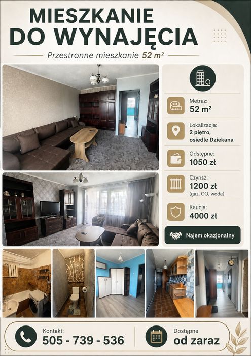 Wynajmę mieszkanie