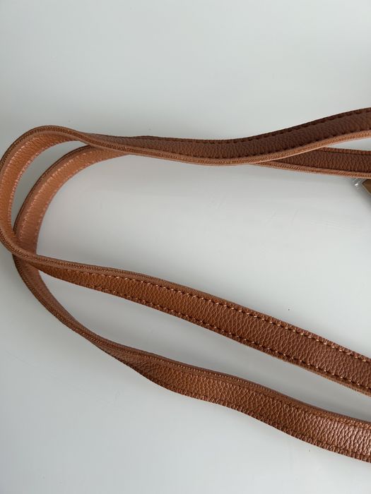 Nowa torebka shoperka T.K. Maxx pudrowy róż z brązowymi uchwytami