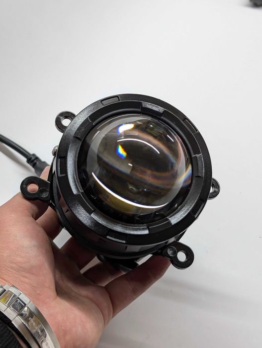 лед лінза универсальная LED light 95w ближний моно линза птф туман