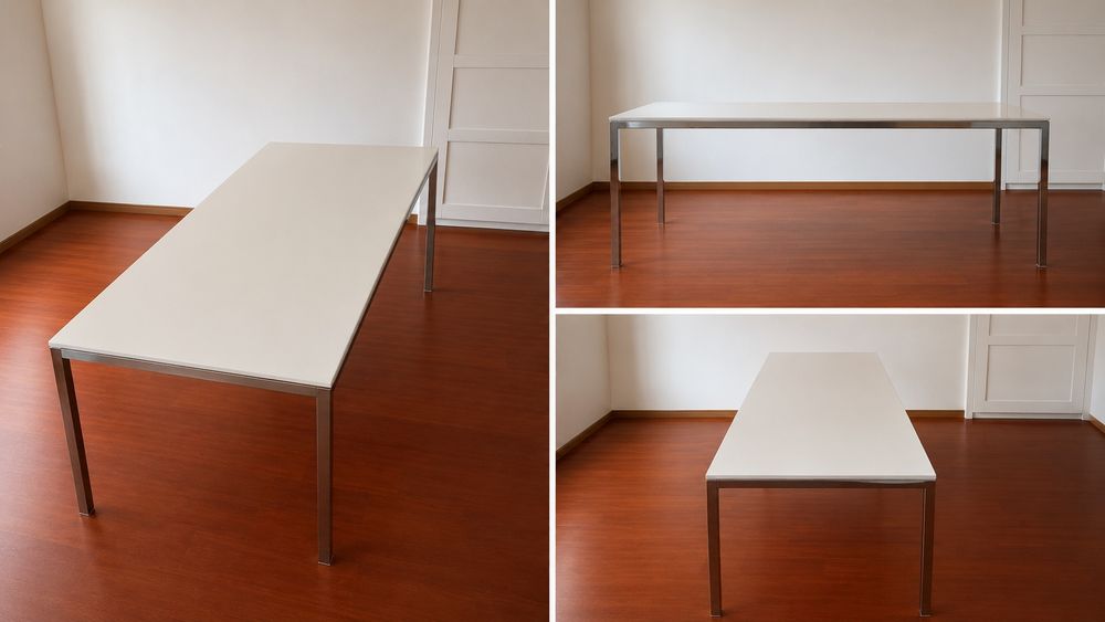 Mesa IKEA TORSBY 180x85 cm – Branco Alto Brilho | Excelente Estado