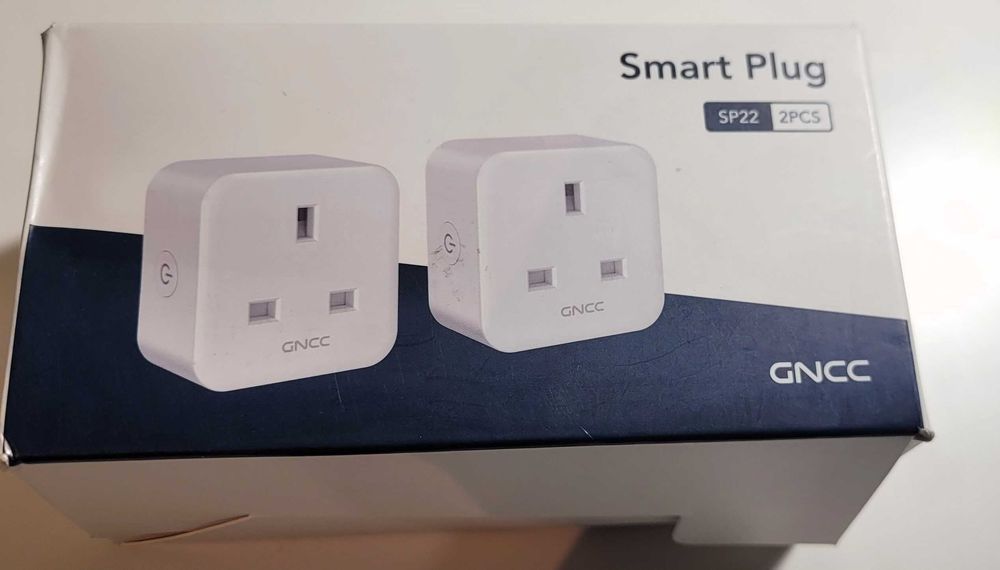Zestaw 2x Inteligentne Gniazdko Wi-Fi Smart Plug GNCC + Przejściówki PL