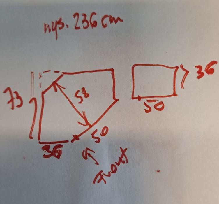 Szafa narożna PAX plus szafa słupek IKEA
