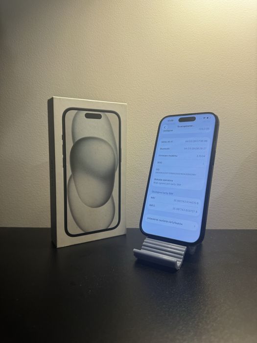 Apple iPhone 15 128 GB, Kolor Czarny
