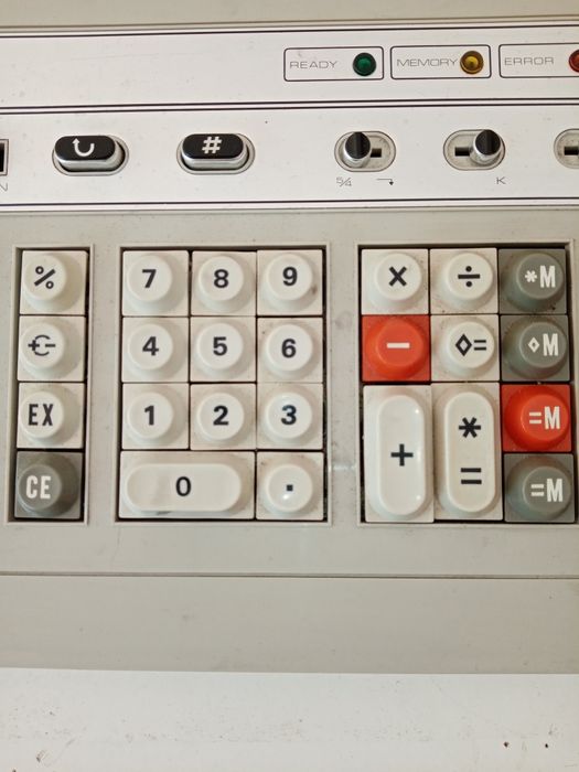 Máquina de calcular impecável