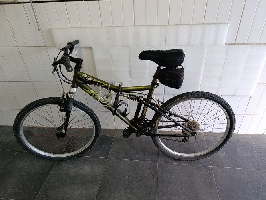 Bicicleta BTT Rockrider – Suspensão Total – Roda 26