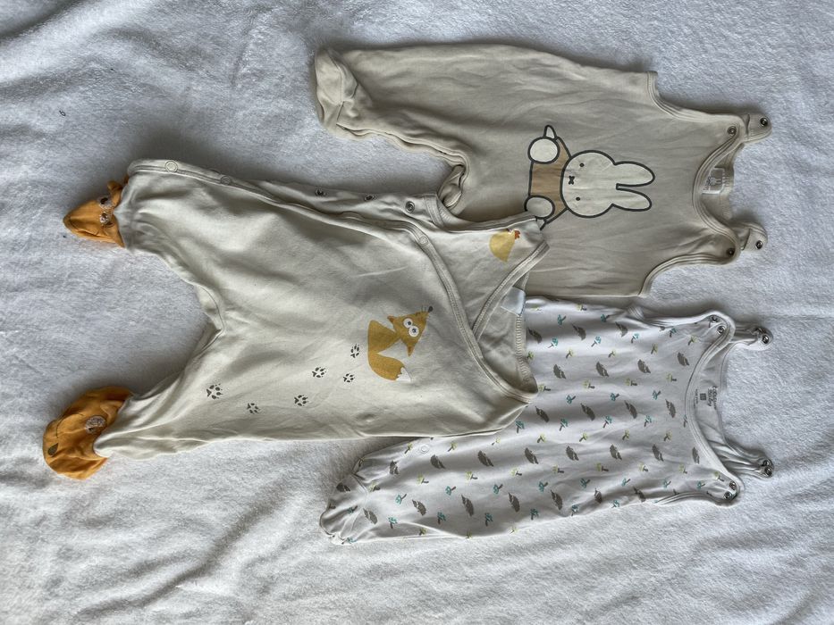 Zestaw pajacyki 3 szt 56 smyk