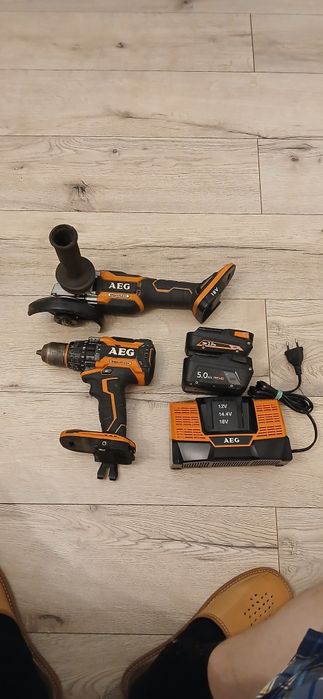 AEG BSB 18BL + AEG Bews18-125BL(wysyłka gratis)