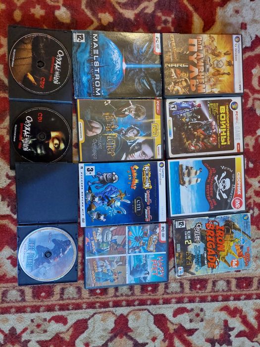 Диски с играми на ПК