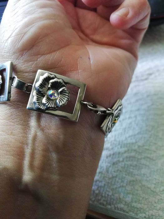 srebrny komplet z mvszla abalone