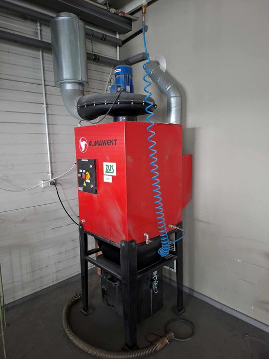 Komplet urządzeń do odciągów dymów spawalniczych oraz pyłów