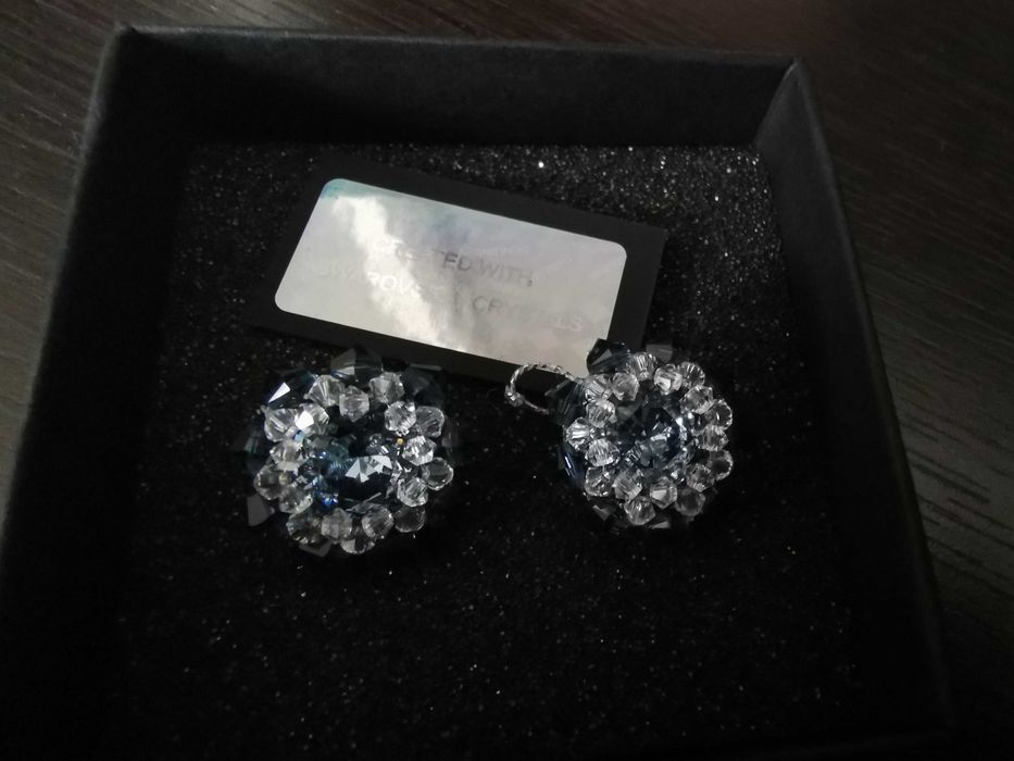 Kolczyki SWAROVSKI Denim Blue 1801