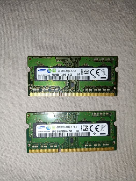 Оперативна пам'ять для ноутбука DDR1, DDR2,DDR3 по 512 Мб, 1ГБ і 2 ГБ