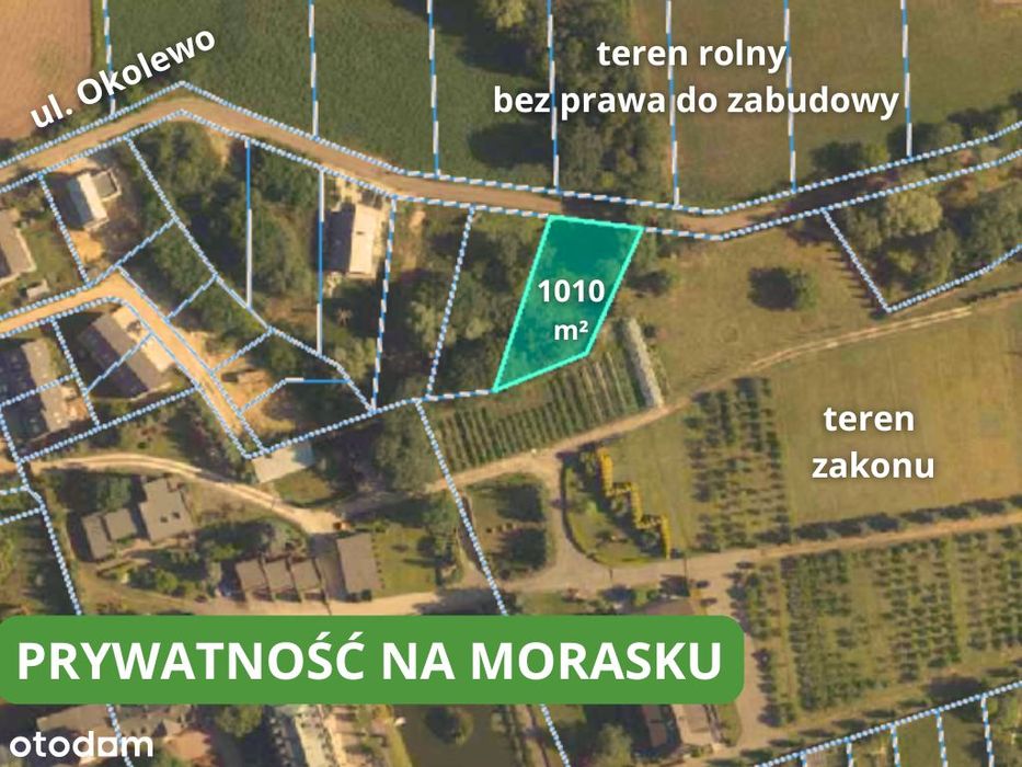 Rezerwacja Działka budowlana na Morasku, Poznań, 0% prowizji