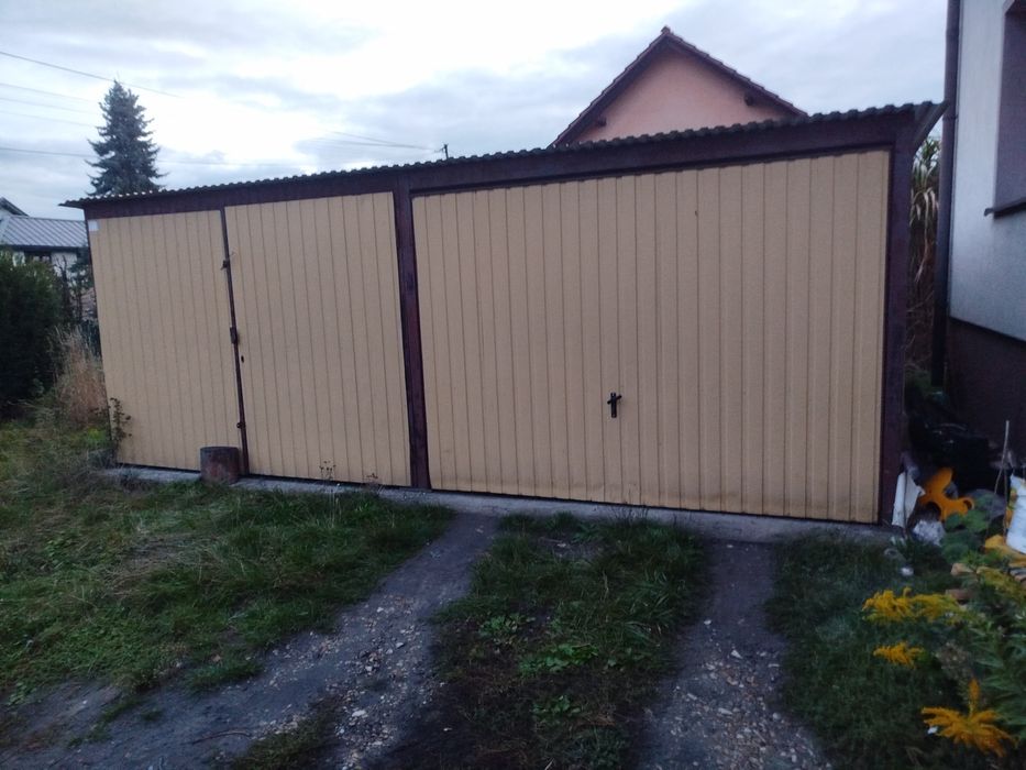 Garaż blaszany 6x6