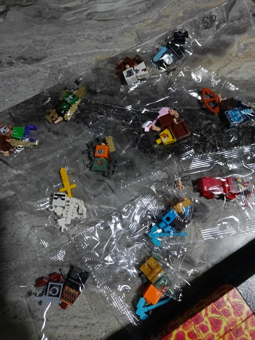 Магнітні кубики майнкрафт 200шт+12героїв