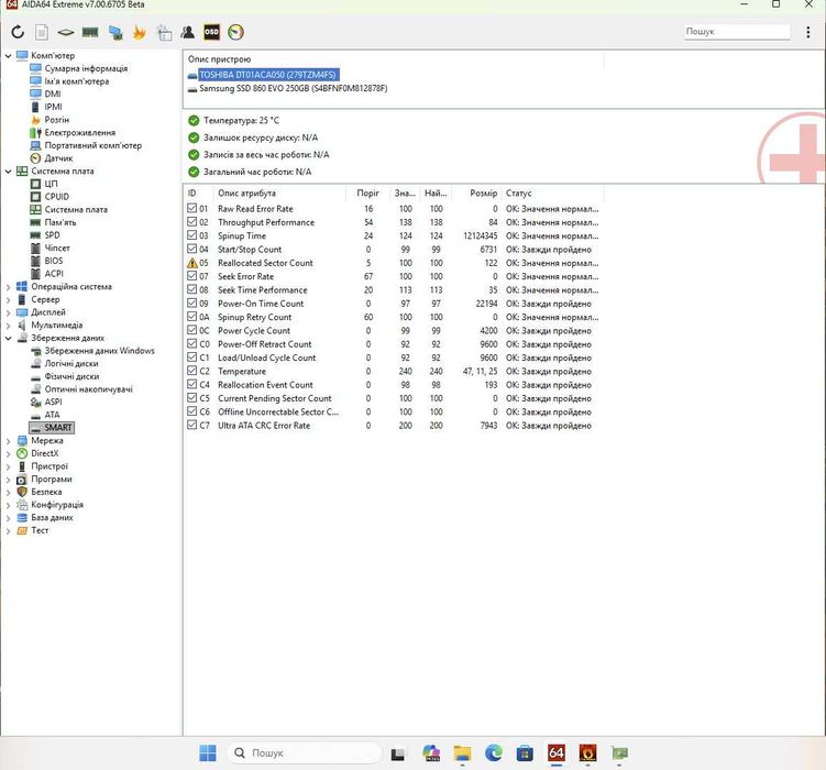 Жорсткий диск для ПК 500GB Toshiba (3.5"\SATA3\7200RPM\32MB cache)