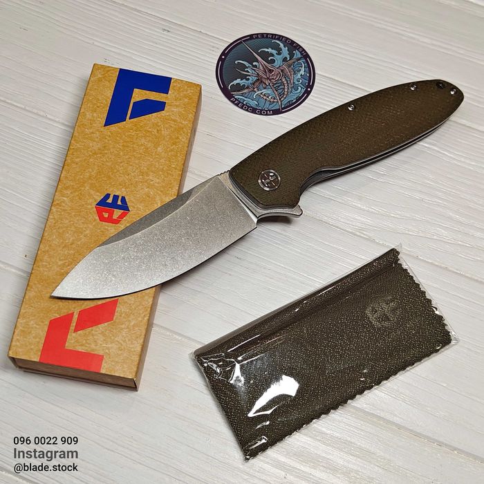 Petrified Fish PFB01 Terra сталь D2 (оригінал) складний карманний ніж