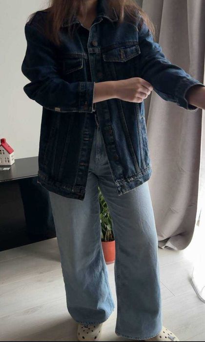 Jeansowa kurtka Bershka