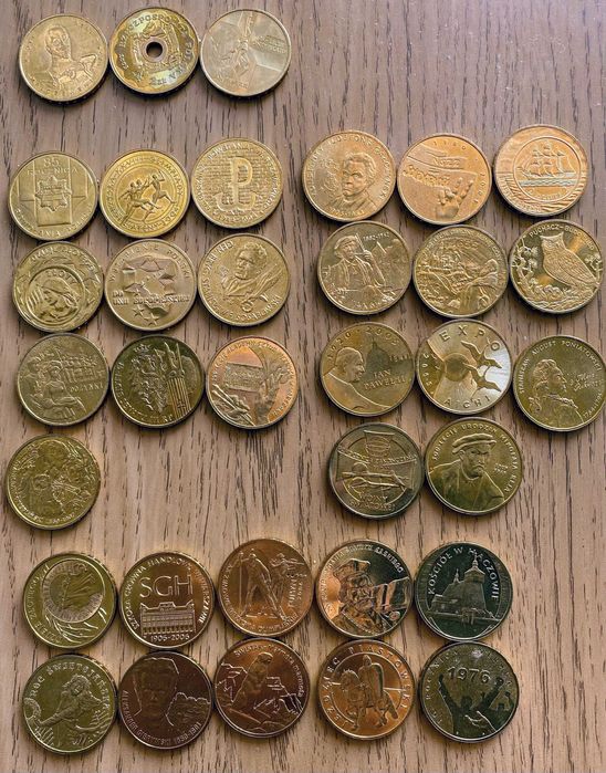 2 zł, zestaw, 138 sztuk