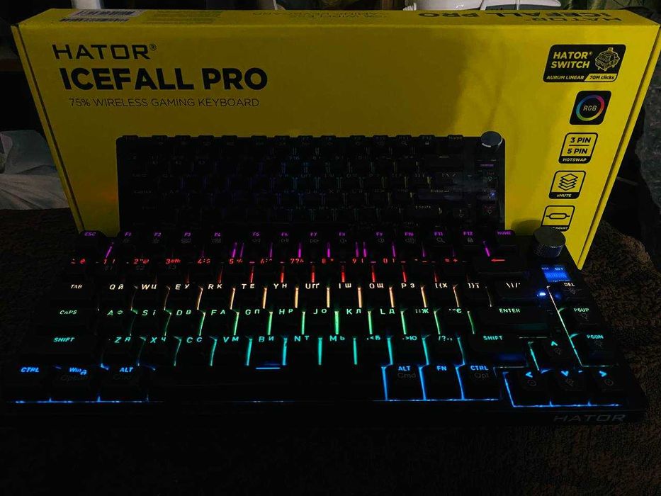 Клавіатура HATOR Icefall PROBlack