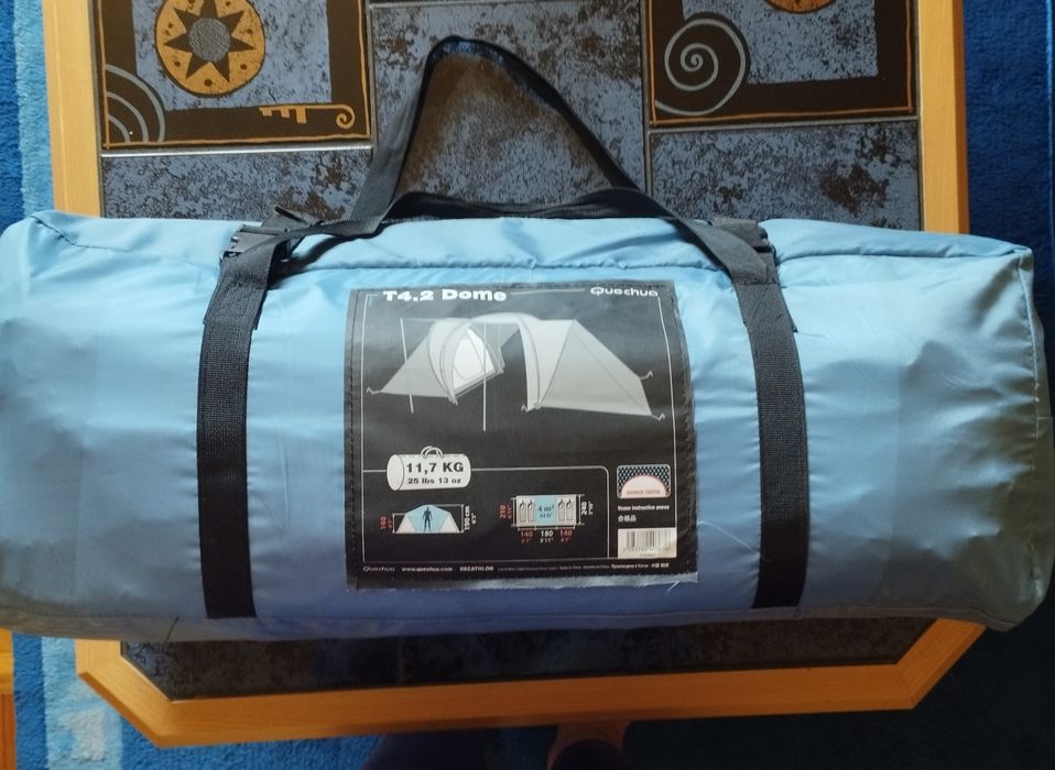 Tenda de campismo, decathlon 4.2 dome, 4 pessoas