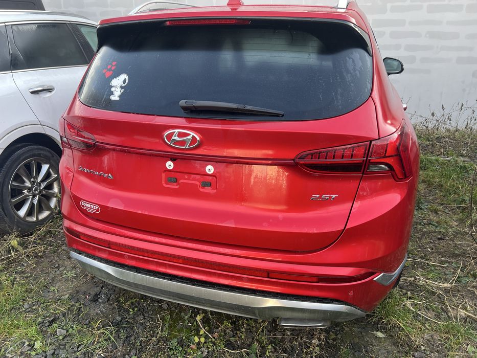Комплектний бампер, зад автомобіля hyundai santa fe 18-22
