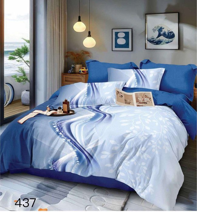 Постельное белье на кровать Фланель байка 4 наволочки Постіль байка