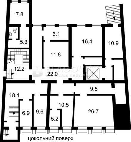 Продаж Будівлі в центрі міста біля метро Фасад  Скоропадського 3