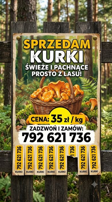 Kurki grzyby - pieprznik jadalny