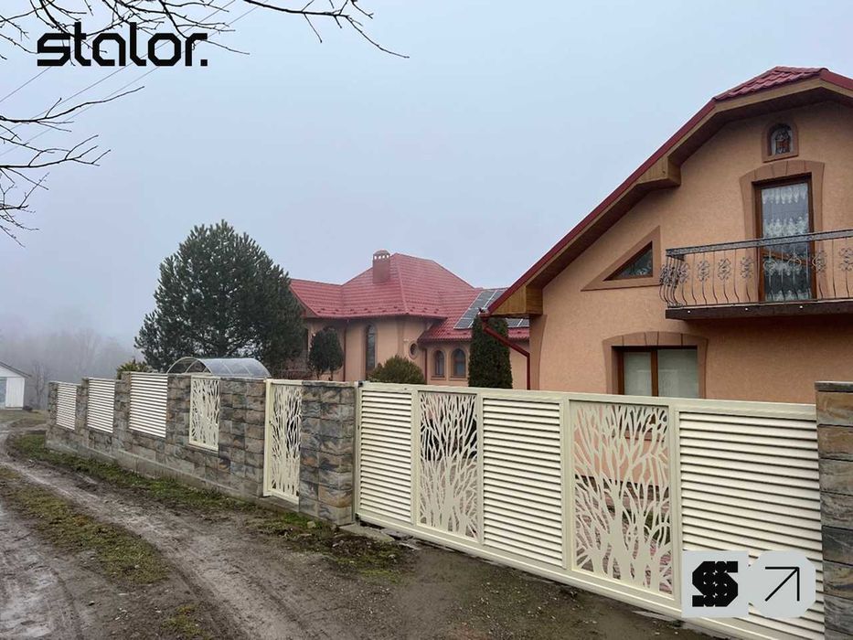 Паркан Жалюзі та Ранчо. Огорожа. Ворота Відкатні та розпашні.Штахетник