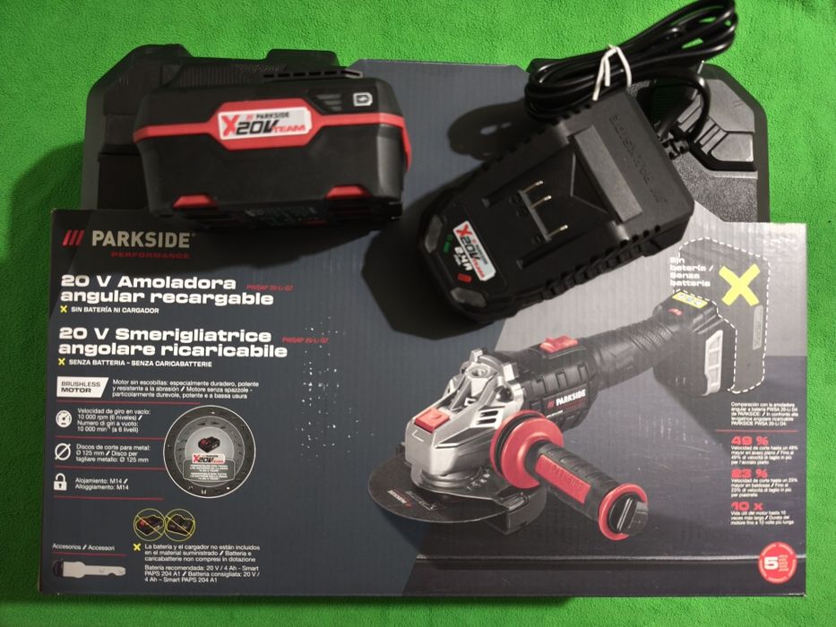 Kit Rebarbadora Parkside 20v Performance