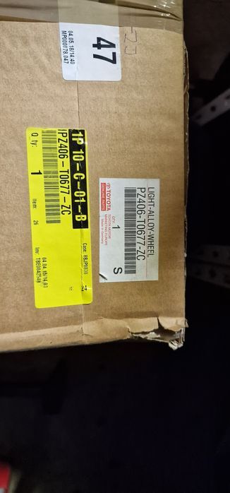 Felga 5×114.3 aluminiowa 16 toyota et45 avensis t25 nowa oryginał